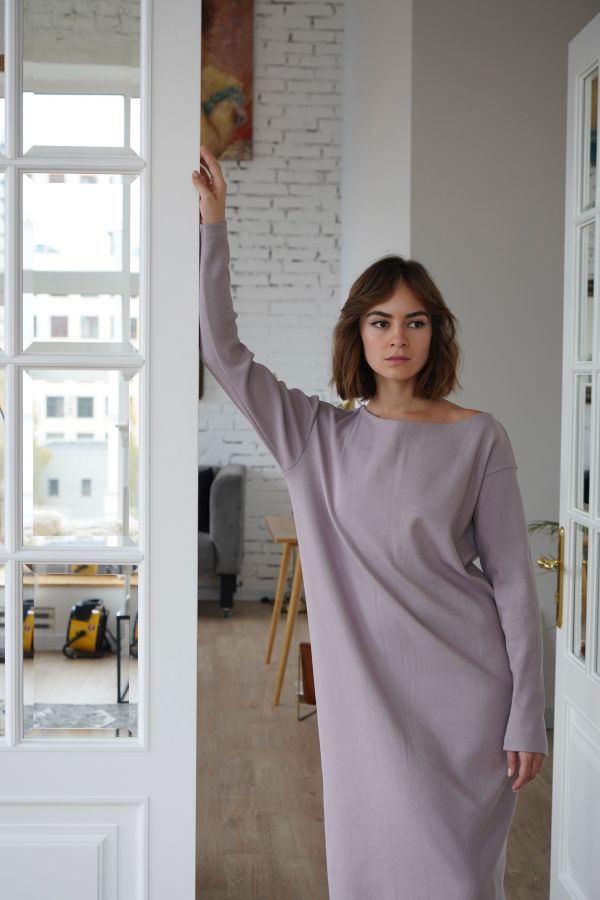 Платье Nebbia бесшовное туман