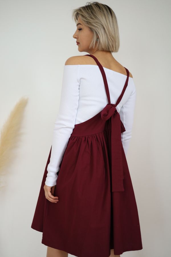 Топ с открытыми плечами белый