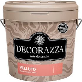Декоративная Штукатурка Decorazza Velluto 5кг VT 10-96 Эффект Матового Шёлка.