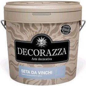 Краска с Эффектом Перламутрового Шёлка Decorazza Seta Da Vinci 5кг SD 001 / Декоразза Сета Да Винчи.
