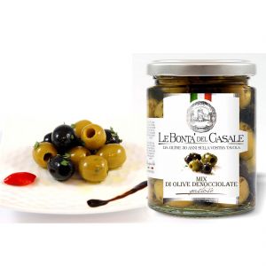 Микс оливок и маслин без косточек Le Bonta del Casale Mix delle Olive 270 г - Италия