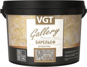 Декоративная Штукатурка Барельеф VGT Gallery 14кг Фактурная с Волокнами Целлюлозы / ВГТ Барельеф