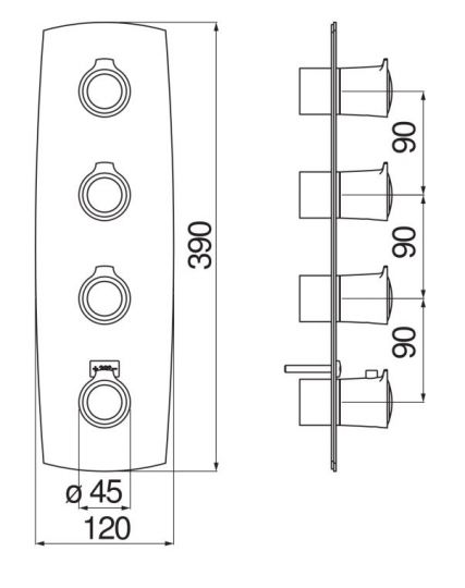 Смеситель для душа Nobili Sofi SI98103 ФОТО