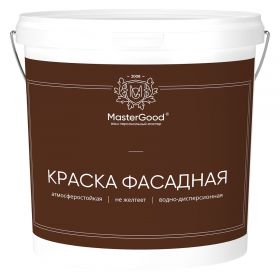 Краска Фасадная Master Good 3кг Акриловая, Атмосферостойкая / Мастер Гуд