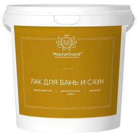 Лак для Бань и Саун Master Good 2.5л Акриловый / Мастер Гуд