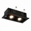 Светильник Встраиваемый ST-Luce ST250.448.02 Черный GU10 2*50W L245xW126xH70 220V Без Ламп / СТ Люче