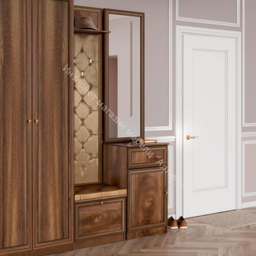 Вешалка Габриэлла, Дуб кальяри/Дуб коньяк/патина