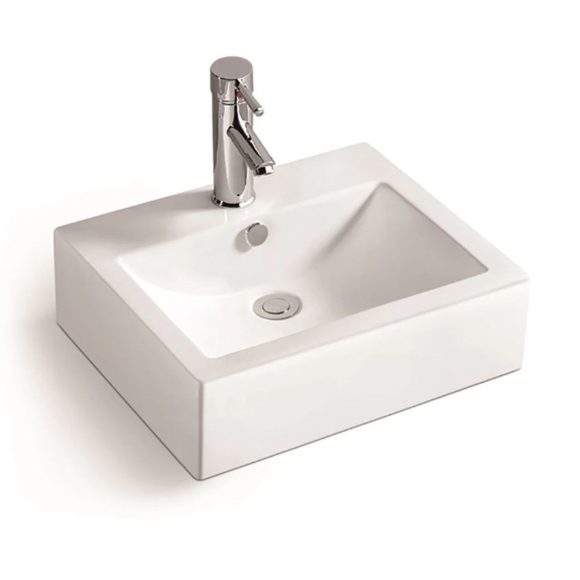 Изображение Керамическая накладная раковина SantiLine SL-1005 52,5 х 42