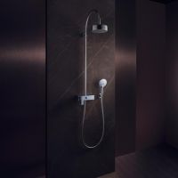 Душевая стойка с тропическим душем Hansgrohe AXOR Citterio 39620000 схема 2