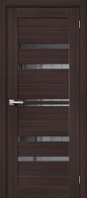 Межкомнатная Дверь с Экошпоном Bravo Браво-30 Wenge Melinga / Mirox Grey 600x2000, 700x2000, 800x2000, 900x2000мм / Браво