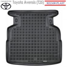 Коврик Toyota Avensis (T25) от 2003 - 2009 Sedan SOL / Terra в багажник резиновый Rezaw Plast (Польша) - 1 шт.