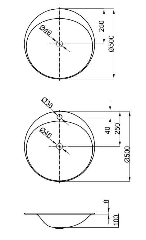 Стальная эмалированная раковина Bette Lux Oval A220 50х50 ФОТО