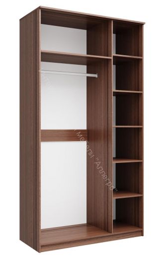 Шкаф для одежды 06.56 Габриэлла, трехдверный, Дуб кальяри/дуб коньяк/дуб кальяри патина