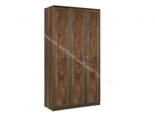 Шкаф для одежды 06.56 Габриэлла, трехдверный, Дуб кальяри/дуб коньяк/дуб кальяри патина