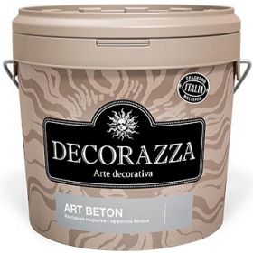 Декоративная Штукатурка Decorazza Art Beton 4кг AB 10-11 для Имитации Текстуры Камня и Бетона / Декоразза Арт Бетон.