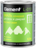 Эмаль для Окон и Дверей Alpa Element L-010 0.5л Алкидная, Супербелая Полуматовая / Альпа Элемент.