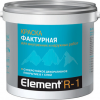 Краска Фактурная Alpa Element R-1 9л Белая, Матовая для Внутренних и Наружных Работ.