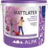 Краска для Стен и Потолков Mattlatex 2л Супербелая Alpa Моющаяся.