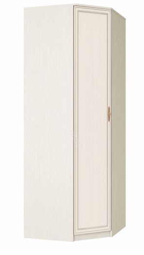 Шкаф угловой 06.23 Габриэлла, Вудлайн кремовый/Сандал белый/патина