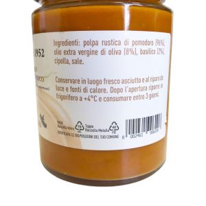 Coуc по-деревенски с томатами и базиликом Iannotta Sugo Rustico Pomodore e Basilico 280 г - Италия