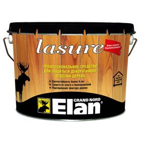 Декоративная Лазурь Alpa Elan Lasure 0.75л Орегон Алкидная для Внутренних и Наружных Работ.