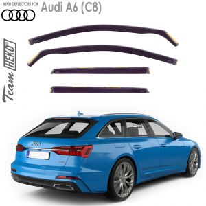 Дефлекторы окон Audi A6 C8 Heko (Польша) - арт 10260