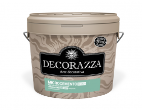 Декоративная Штукатурка Decorazza 7.2кг MC 10-07 Microcemento Struttura + Legante с Эффектом Бетона Крупная Фракция / Декоразза Микроцементо Струттура.
