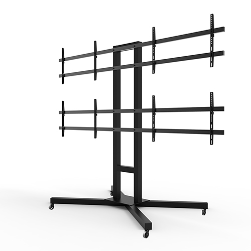 Мобильная стойка для 4х панелей (видеостена)