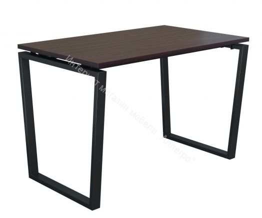 Стол компьютерный Юта 55.09, Венге/Черный