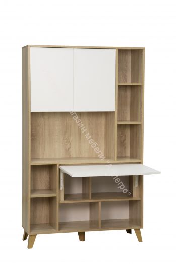 Шкаф для посуды 57.03 Аданте, Дуб сонома/Белый