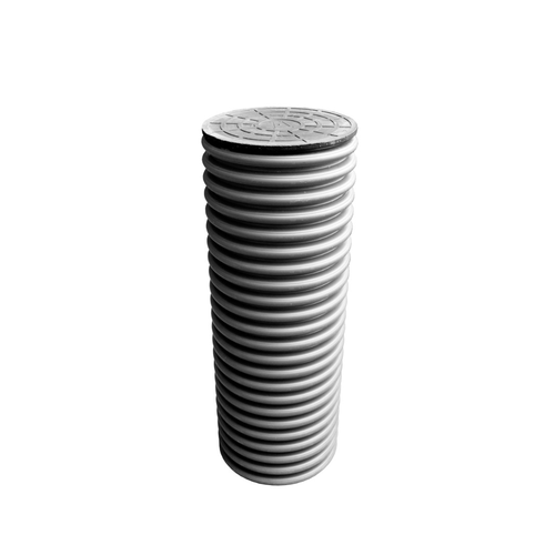 Колодец 300х3000мм дрен. смотр. без отвод. с крышкой и дном в комплекте. (черный) Колодец 300х3000мм дрен. смотр. без отвод. с крышкой и дном в комплекте. (черный)