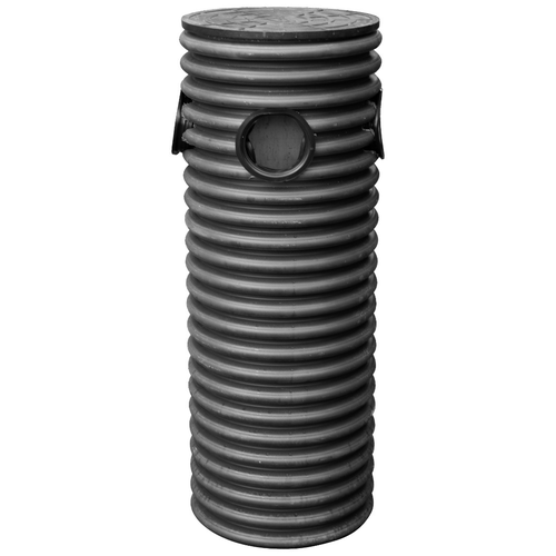 Колодец 300х3500мм дрен. смотр. с 3-мя отвод. 110мм с крышкой и дном в комплекте. (черный) Колодец 300х3500мм дрен. смотр. с 3-мя отвод. 110мм с крышкой и дном в комплекте. (черный)