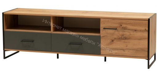 Тумба под ТВ 46.05 Доната, Дуб вотан/Диамант серый