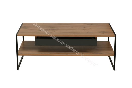 Стол журнальный 46.06 Доната, Дуб вотан/Диамант серый