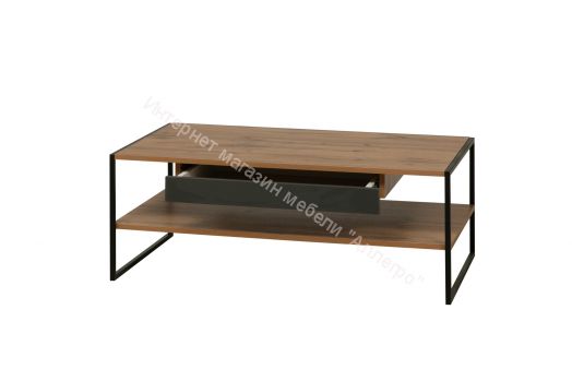 Стол журнальный 46.06 Доната, Дуб вотан/Диамант серый