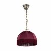 Подвесной Светильник с Красным Абажуром Citilux Базель CL407113 / Ситилюкс.