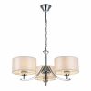 Люстра Подвесная с Белыми Абажурами Citilux Эвита CL466130 / Ситилюкс.