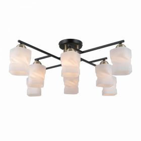 Люстра Потолочная Citilux Джером CL129285 Чёрная / Ситилюкс.