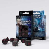 Набор кубиков Classic RPG - Black/Red (7шт)