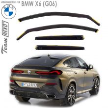 Дефлекторы BMW X6 (G06) от 2019 -  для дверей вставные Heko (Польша) - 4 шт.