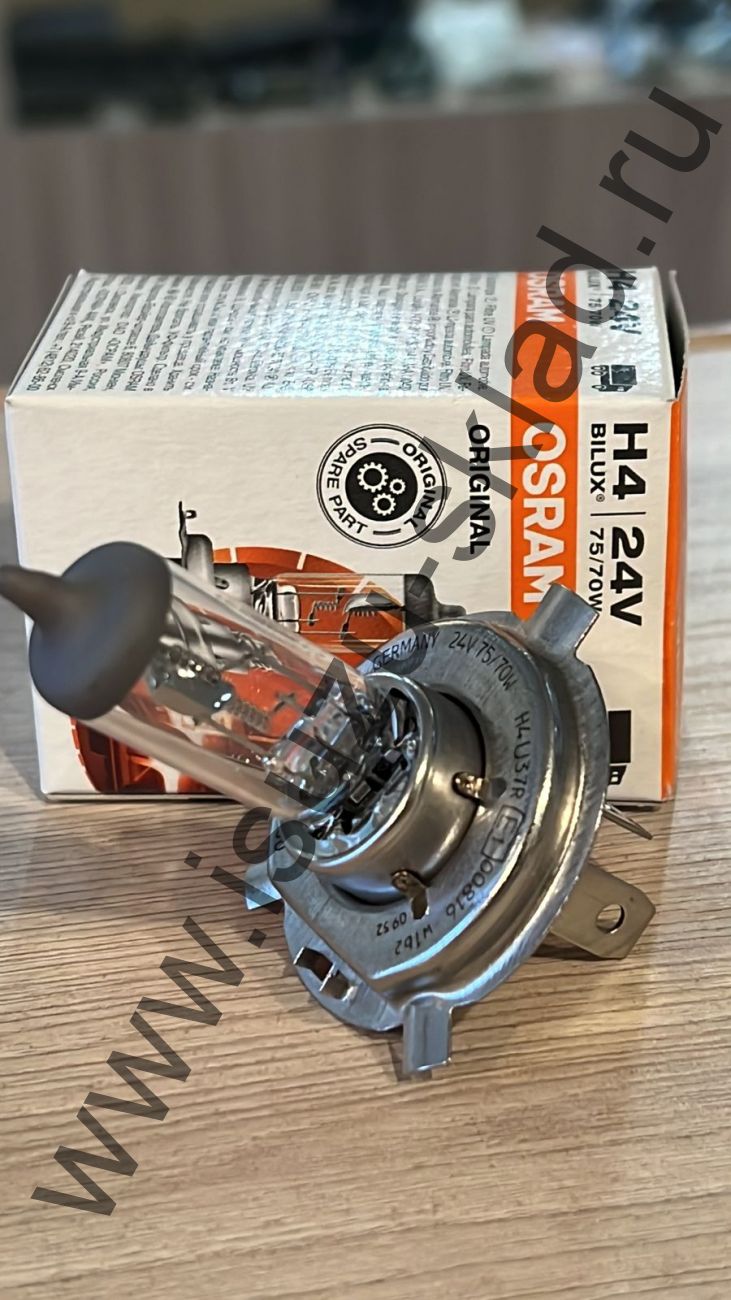 Лампа ближнего/дальнего света h4 24v 75/70w (Германия)