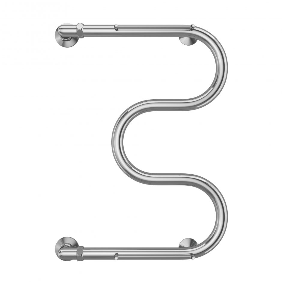 Изображение Полотенцесушитель водяной с боковым подключением TERMINUS М-образный с полкой 40х63,2