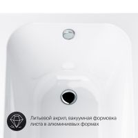 Акриловая ванна Am.Pm Sense W76A-150-070W-A 150х70 схема 10