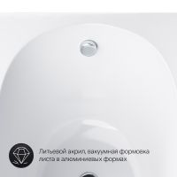 Акриловая ванна Am.Pm Spirit W72A-150-070W-A2 150х70 схема 8