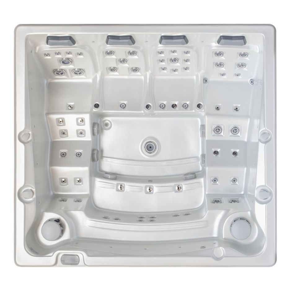 Изображение Прямоугольный гидромассажный СПА бассейн AquaSpas My Luky 220х240 на четыре человека