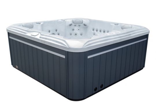 Квадратный гидромассажный СПА бассейн AquaSpas My Bliss 230х230 схема 13