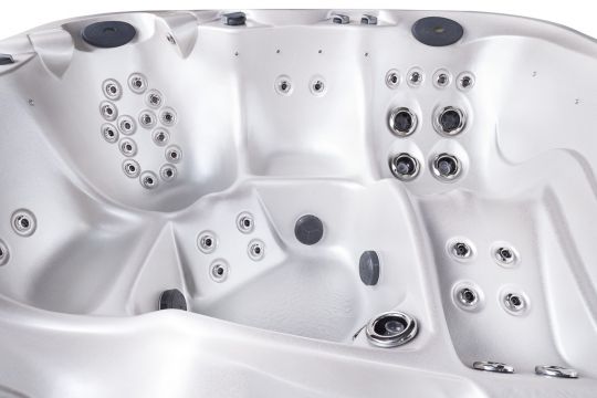 Квадратный гидромассажный СПА бассейн BestSpas Tiffany 216х216 схема 5