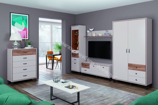 Шкаф для одежды 62.02 Рио, Кашемир/Дуб каньон