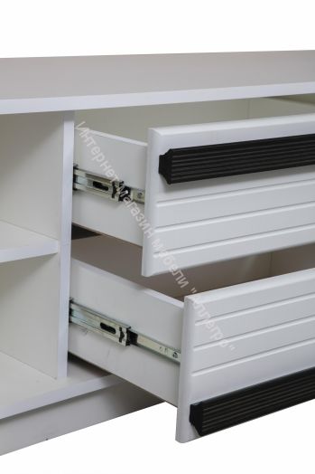 Тумба А-10, Белый/ПВХ Белое дерево/Венге