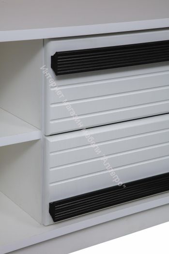 Тумба А-10, Белый/ПВХ Белое дерево/Венге